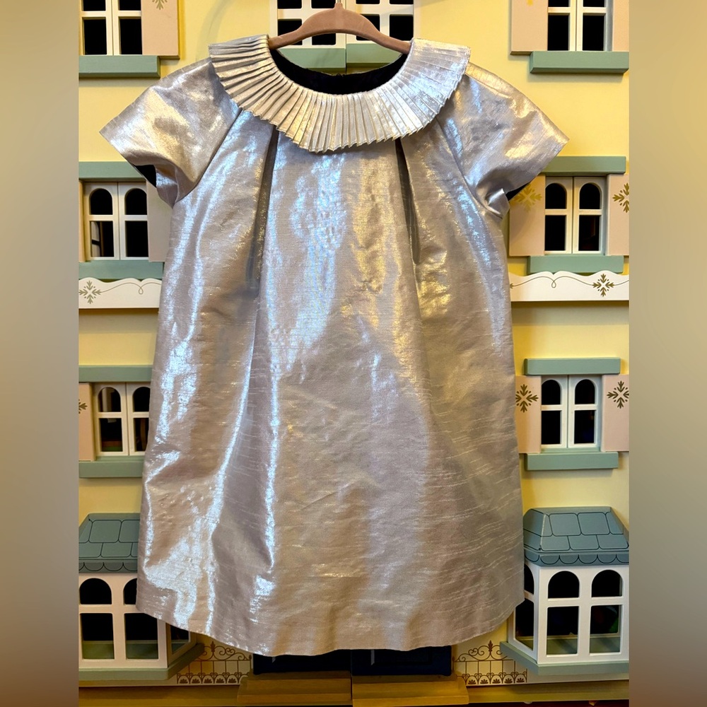 Hucklebones Party Dress Size 4T in Silver